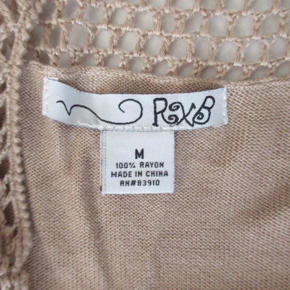 RXB Fitted Knitted Slip On Chevron Dress, Size M (Juniors), Beige Multicolor - Picture 12 of 13